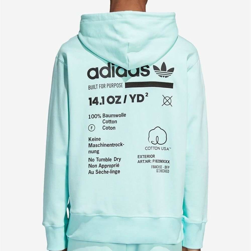 Adidas Built for Purpose Kaval Mint Hoodie